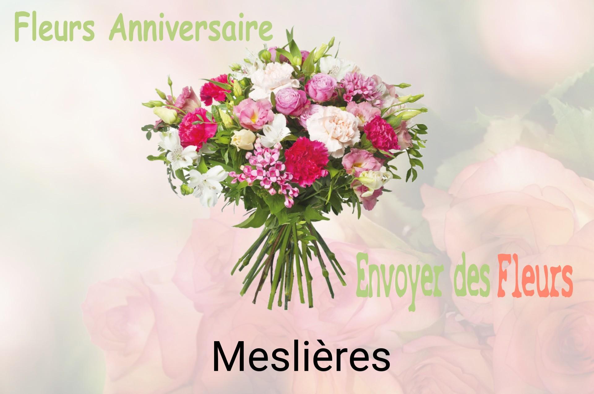 Bouquet de fleurs d’anniversaire livré à Meslières